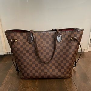 Authentic Louis Vuitton MM Neverfull damier ebene